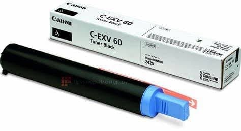Photograph of the Canon C-EXV 60 Black Toner Cartridge.